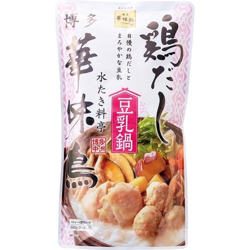 豆乳鍋の素おすすめ トリゼンフーズ 博多華味鳥 鶏だし豆乳鍋スープ イメージ