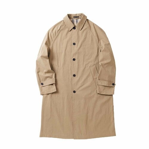 メンズコートおすすめ ZARA コントラスト リラックスフィット トレンチコート イメージ