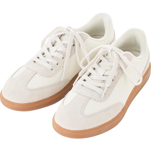 無印良品ファッション　おすすめ 無印良品 柔らかい中敷を使用したコンビネーションスニーカー イメージ1