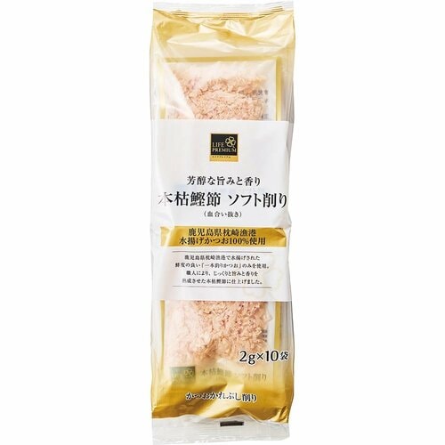 かつおぶしおすすめ ライフプレミアム 芳醇な旨みと香り 本枯鰹節ソフト削り(血合い抜き) イメージ