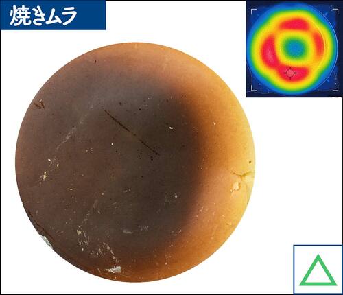 焼きムラ：炎が当たる部分だけ温度が上昇！ ガス火専用フライパンおすすめ イメージ