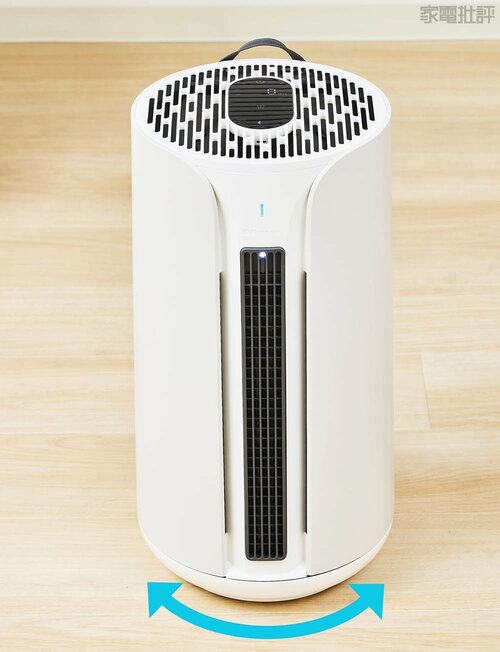 本体は扇風機のように左右のスイングが可能! 空気清浄機おすすめ イメージ