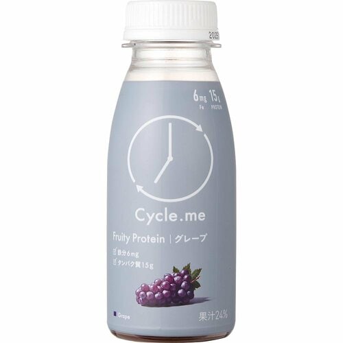 プロテインドリンクおすすめ サイクルミー フルーティプロテイン グレープ イメージ
