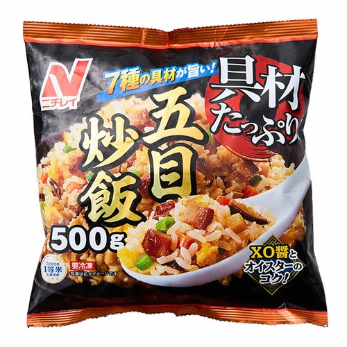 冷凍チャーハンおすすめ ニチレイ 具材たっぷり五目炒飯 イメージ