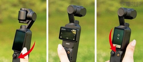 モニタを回して起動、回して電源OFF DJI「Osmo Pocket 3」おすすめ イメージ