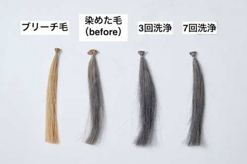 テスト1：カラーキープ力 アッシュ・シルバートリートメントおすすめ イメージ