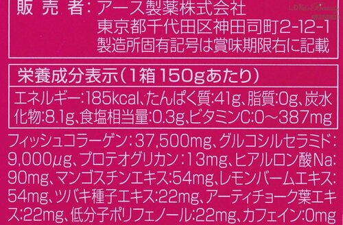 テスト項目2：成分 美容ゼリーおすすめ イメージ