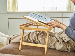 安い！丈夫！水に強い！【IKEA】の竹製ベッドトレイで家中に作業スペース爆誕！