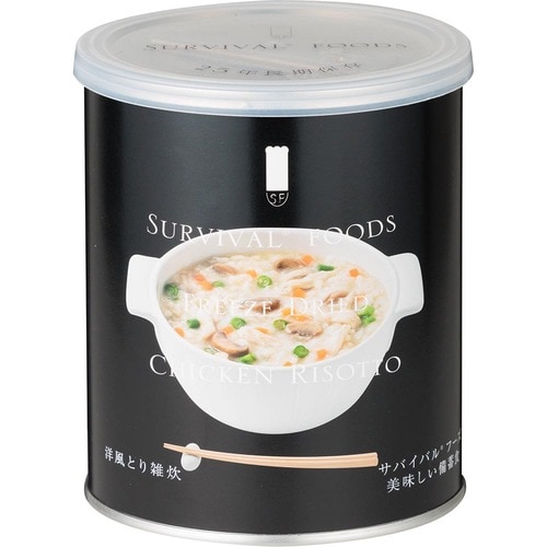 非常食おすすめ セイエンタプライズ サバイバルフーズ 洋風とり雑炊 [小缶] イメージ