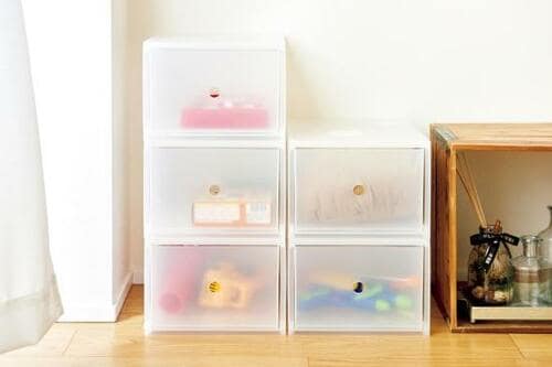 その5： おもちゃの収納引出式のクリアケースでスッキリ イメージ