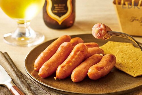 中からとろ〜りチーズがあふれだす! ソーセージおすすめ イメージ
