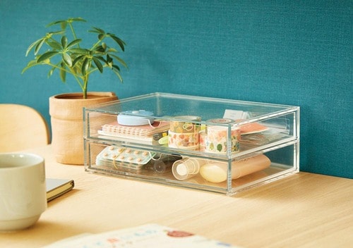 中が見えるからコレクションの収納にも! 無印良品のおすすめおすすめ イメージ