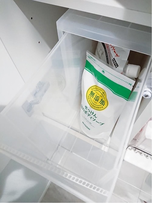 掃除用品や洗剤の収納に 収納ボックスおすすめ イメージ