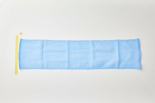 ボディタオルおすすめ エスセレクト 泡立ちナイロンタオル かため ブルー イメージ2