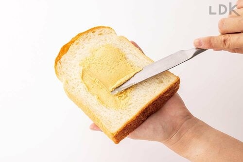 塗る厚さで食感が変化！ イメージ