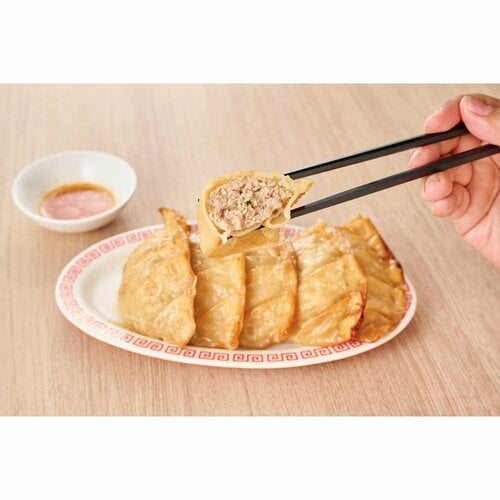 デカ盛りお取り寄せグルメおすすめ 夢工場 麦 レンチン 津ぎょうざ 3セット イメージ