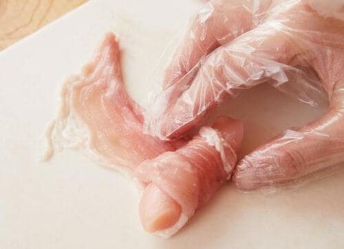 とろけるチーズ入り岩下の新生姜の豚肉巻きサンドイッチ イメージ2