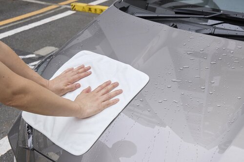 小さすぎず大きすぎずと使いやすいサイズ 車用マイクロファイバークロスおすすめ イメージ