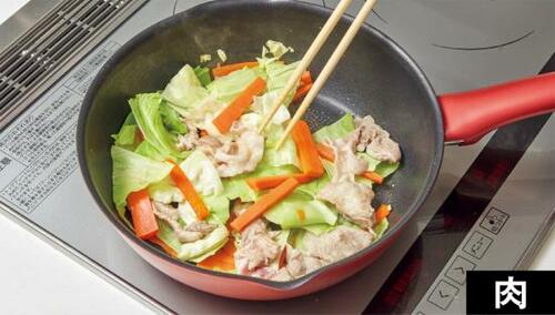 煮る＆炒める時は順番に注目！最初に野菜→次に肉が正解 イメージ2
