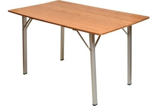 キャプテンスタッグ:アルバーロ 竹製フォールディングテーブル:アウトドア