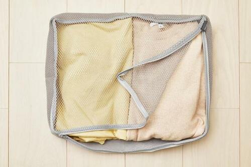 「そのまま洗濯できる衣類バッグ ハーフ L」2