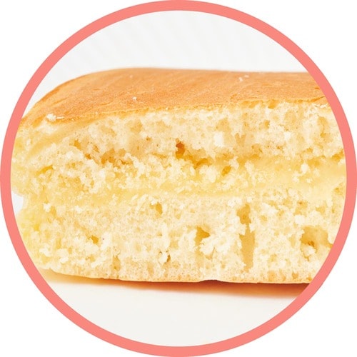 無印良品「鍋としても使えるこびりつきにくいフライパン深型24cm」で焼いたホットケーキの断面