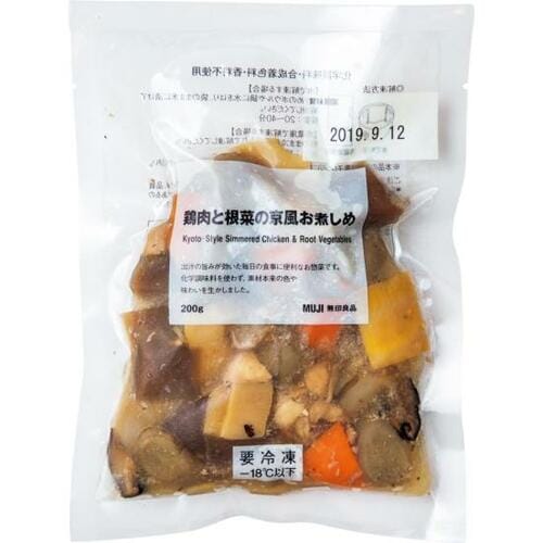 無印良品:鶏肉と根菜の京風お煮しめ:冷凍食品