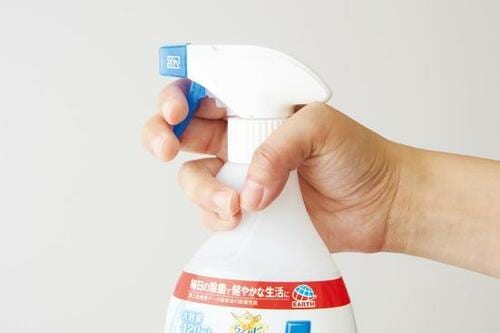 アース製薬「らくハピ アルコール除菌EX」