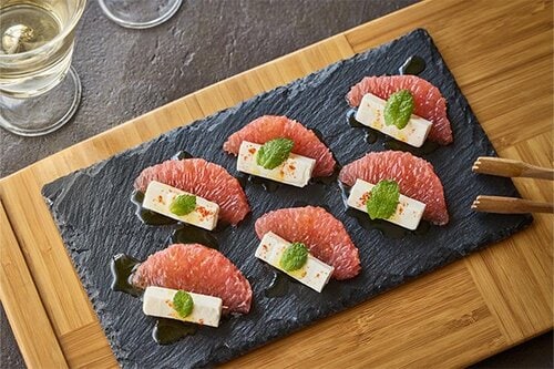 お手軽絶品レシピ③「グレープフルーツとクリームチーズ」 LDKベストバイに選ばれた「オライブ」の味を引き立たせる絶品レシピをプロが伝授!〜①「あえる・かけるだけ」お手軽編〜おすすめ イメージ