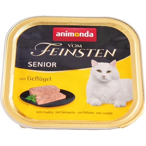 猫用ウェットフードおすすめ ジャーマンペット アニモンダ フォムファインステン 鳥・豚・牛 シニア猫用 イメージ1