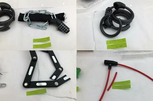ホームセンターで手に入る工具でロックの強度を確認しました イメージ