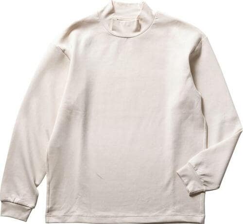 きれいな生地感のユニクロ「モックネックプルオーバー」 イメージ