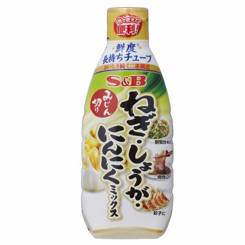 チューブ調味料おすすめ エスビー食品 みじん切りねぎ・しょうが・にんにくミックス イメージ