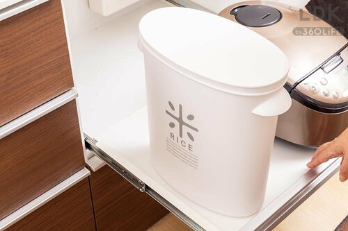 スリムで置き場に困らない 米びつおすすめ イメージ