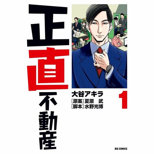 恋愛・人間ドラマ漫画おすすめ 大谷 アキラ (著) 夏原 武 (企画・原案) 水野 光博 (Writer) 正直不動産 イメージ