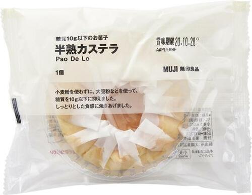 堂々1位の「半熟カステラ」は低カロリーでも甘さはしっかり イメージ