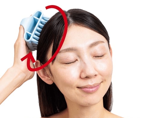 洗髪時の使い方 シャンプーブラシおすすめ イメージ