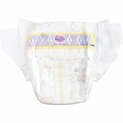 テープタイプ紙おむつおすすめ メリーズ ファーストプレミアム テープ Sサイズ 66枚 イメージ2