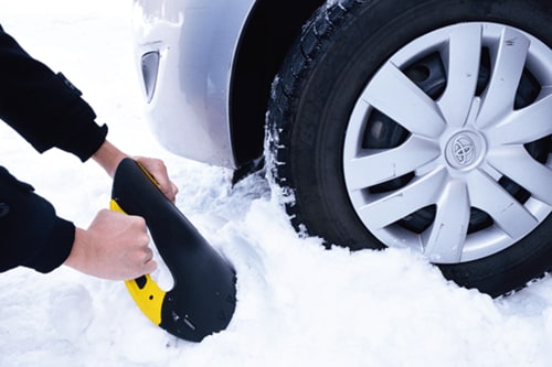 腰の負担が少ない 柄がないシャベル！ イメージ