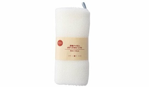 モチモチ泡部門のオススメは 厚織ナイロンボディタオル・ソフト イメージ
