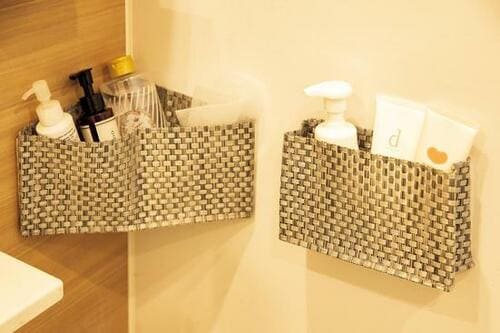 壁ぎわを生かした新しい収納グッズを発見！ イメージ