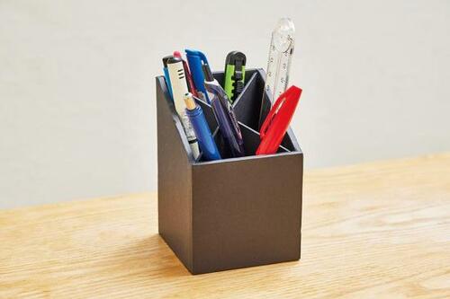 「ペン立て ブラック」2