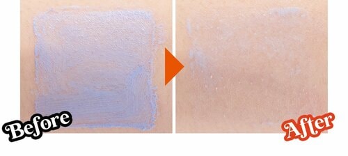 耐水性：はがれるようにガッツリ落ちた ウォータープルーフの日焼け止めおすすめ イメージ