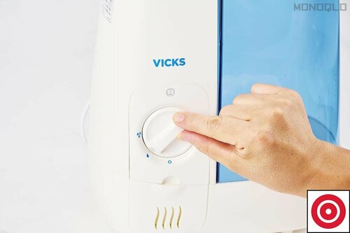 【操作性】つまみは大きく回しやすい 寝室用加湿器おすすめ イメージ