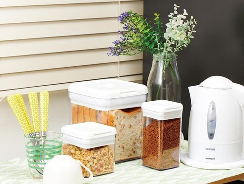 ニトリ「洗えるレバーキャニスター(L 2500mL ホワイト)」 イメージ2