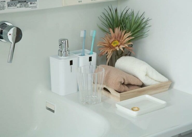 【これぜ～んぶ100均！】「ホテルみたい」ってホメられる洗面所のつくりかた