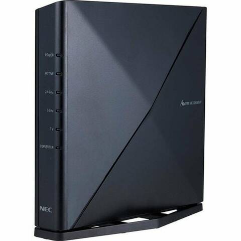 Wi-FiルーターはNEC「Aterm WX-3600HP」ハイエンド並みの速度