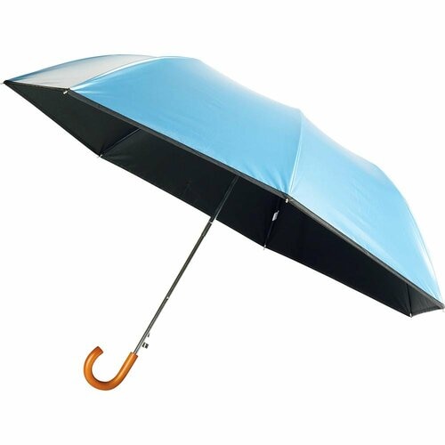 折りたたみ傘おすすめ リーベン UV晴雨兼用折り畳みジャンプ傘 55cm×7本骨 無地 ひんやり傘 LIEBEN-0533 イメージ
