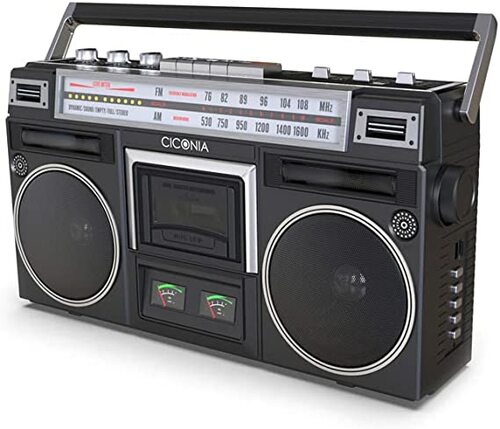 乾電池でも使える懐かしのラジカセ センター商事「クラシカルステレオラジカセ TY-2111」 イメージ