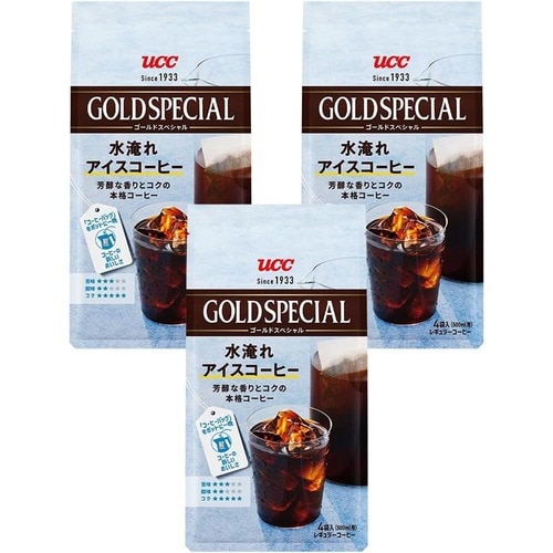 【水出しコーヒー】UCC「ゴールドスペシャル コーヒーバッグ 水淹れアイスコーヒー」 Amazonプライムデーセールアイテムおすすめ イメージ